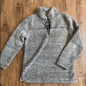 Women’s Grey Sherpa jacket